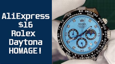 AliExpress $16 Rolex Daytona Homage! .